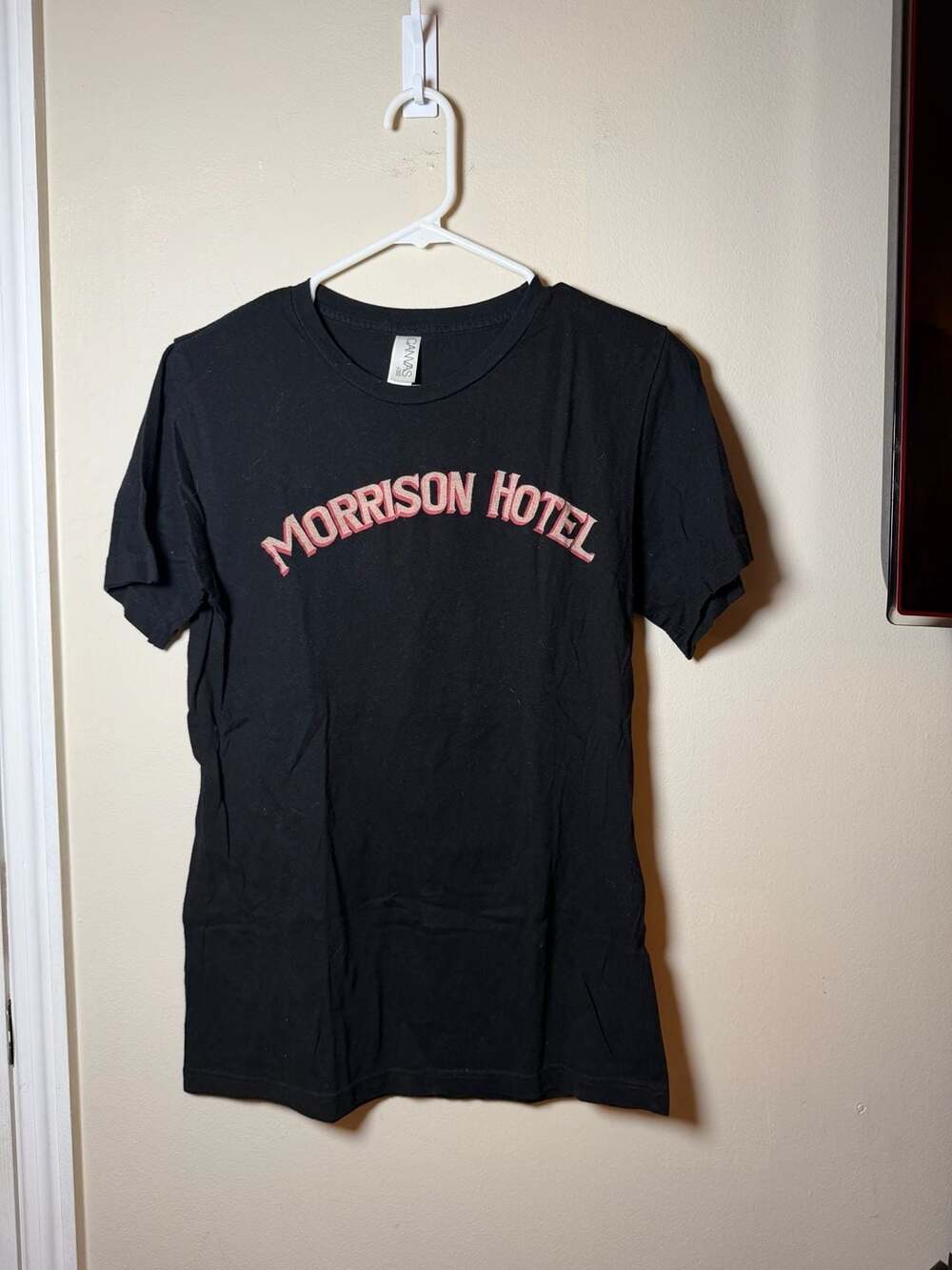 Canvas Morrison Hotel T-Shirt Small Black The Doors Band Tee